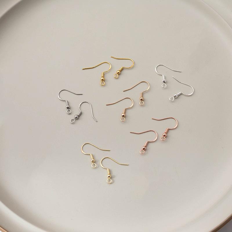 Серьги-крючки из серебра 925 пробы с бусинами - материал для изготовления украшений своими руками для сережек