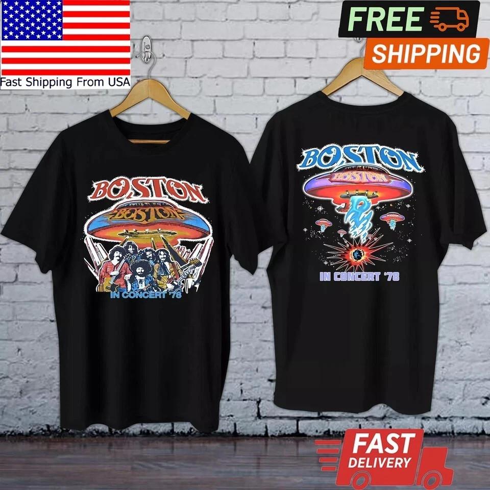1978 BOSTON vintage Rare concert 70039s Tour rock band tee t-shirt