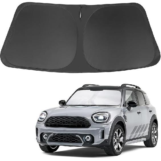 TINGLU Солнцезащитный козырек для Tesla Model X Tesla X 2016-2024 2025 Аксессуары Солнцезащитный козырек на лобовое стекло Защита от УФ-лучей Накидка на солнцезащитный козырек С