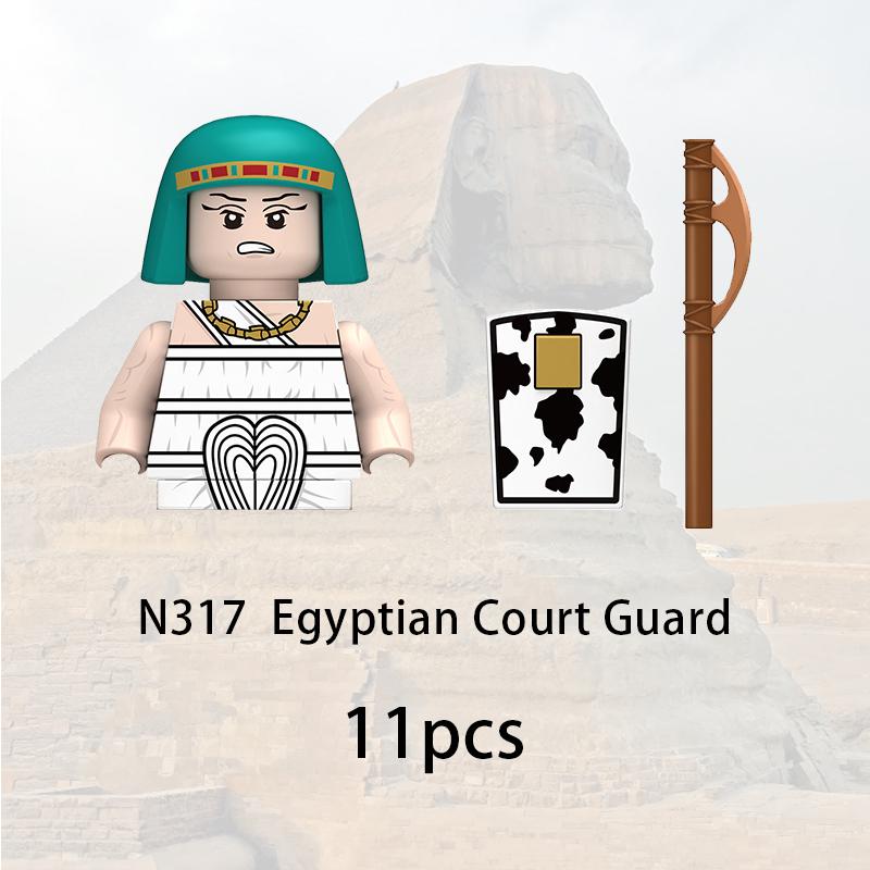 11 шт. средневековый тевтонский рыцарь строительный блок древний египетский солдат фигурка военный замок оружие аксессуары кирпичи игрушка детский подарок N321