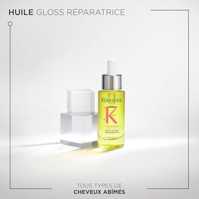 Huile Gloss Réparatrice Sans Rinçage - KÉRASTASE Première - Répare La Fibre En Profondeur &amp; Ravive