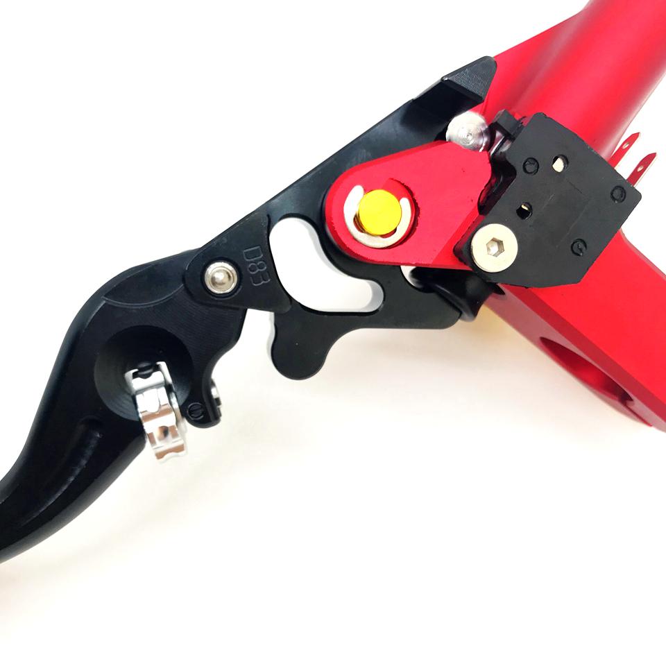 CNC clutch handle hydraulic brake pump with Brake safety lock master cylinder lever universal motorcycle 22mm grip diameter