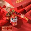 Cute Lion Keychain with Chinese Style Representing Joy Keychain Backpack Decoration