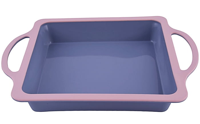 Forma Silikonowa Do Pieczenia Kwadratowa 20Cm Usztywniana Z Uchwytami