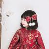 Plush Hair Grip Bowknot Chinese New Year Hairpins Bow Hair Hoop Hair Rope Kids Chinese Hair Clips