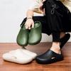 WaterProof Men Slippers Non-slip Chef Shoes Breathable Slip On Home Casual Slippers Lightweight Beach Sandals Male Garden Clogs