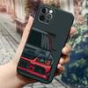 Япония JDM Токио Спортивный Автомобиль Аниме Чехол для Телефона Для Apple iPhone 16e 16 15 14 13 12 11 Pro Max XR XS 8 Plus SE2 Чехол Силиконовые Чехлы