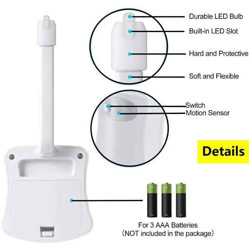 Датчик движения беспроводной светодиодный ночник RGB 8 цветов лампа туалет ванная комната атмосферный свет цветной датчик светодиодный ночник