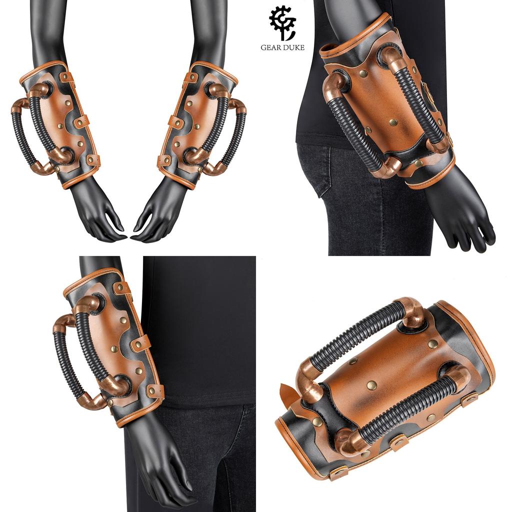 Gearduke Стимпанк Косплей Средневековый Ретро Рыцарский Наручный Браслет Уникальный Дизайн!