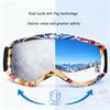 Fashionable Kids Ski Goggles Winter Outdoor Sports Glasses with Mirrored Lenses Children Windproof PC Frame for Snowboarding