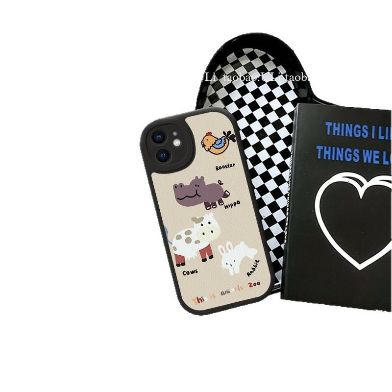 Чехол для мобильного телефона Fun Animal Apple 11Plus/11promax 11 Мягкий 11mini/11 Чехол из овчины