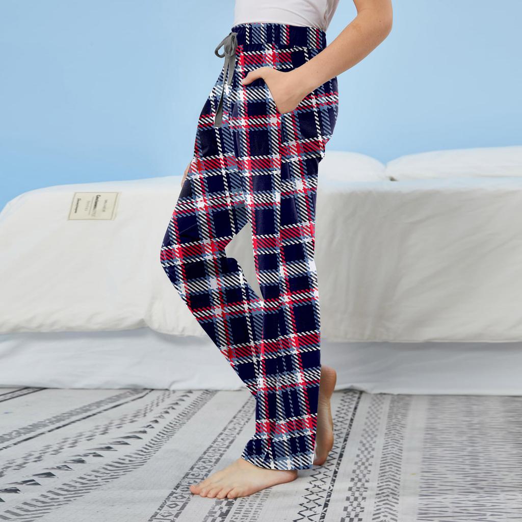 Детские хлопковые пижамные штаны с карманами