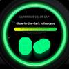 Светящиеся колпачки для вентилей шин, заглушки для автомобильных колес, колпачки для колес, крышки для стержней шин, ступицы, светящиеся украшения для клапанов шин для автомобилей, мотоциклов, велосипедов