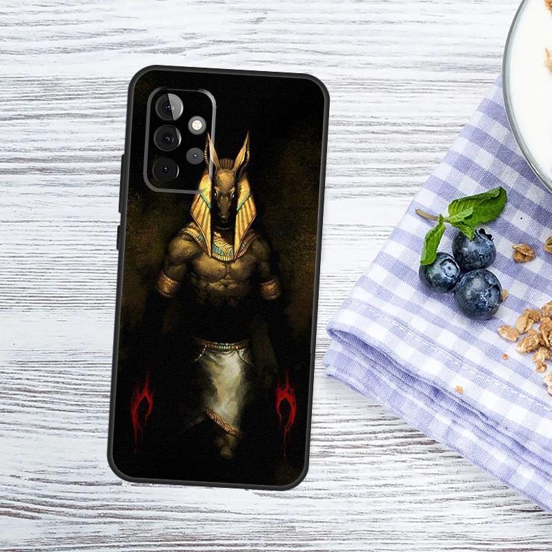 Египет Нефертити Анубис Анх Чехол Для Samsung Galaxy A52 A32 A12 A14 A34 A54 A53 A33 A13 A51 A71 A15 A25 A35 A55 Чехол