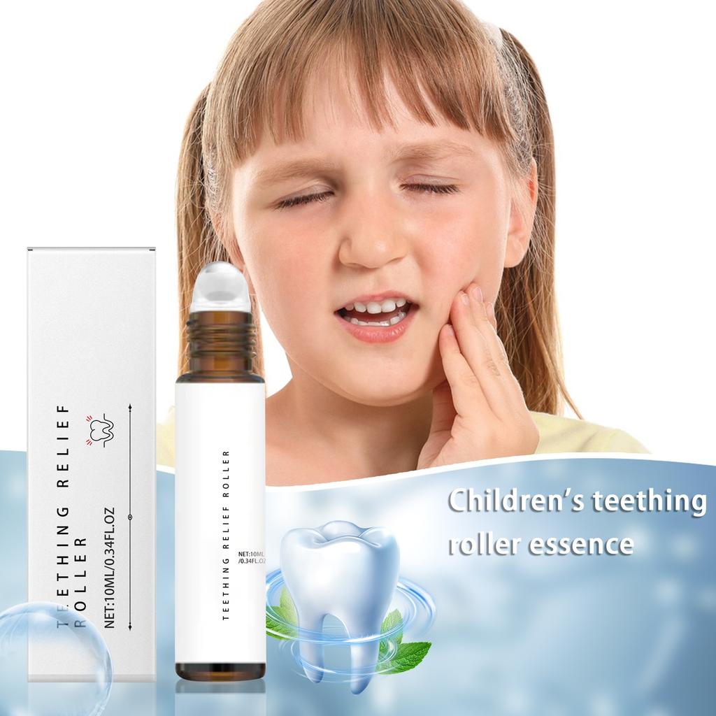 Teething Roller Pain Relief Roller Serum Soothes Teething Discomfort Relieves Pain Gentle And Refreshing,10ML