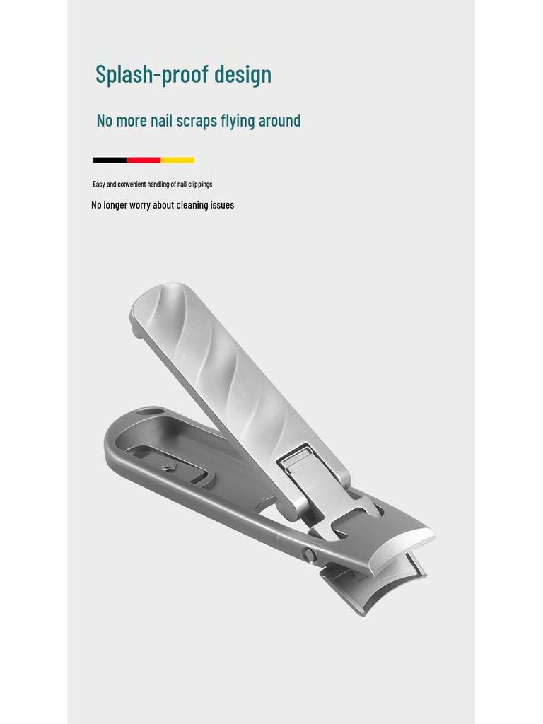 Портативные большие брызгозащищенные кусачки для ногтей для толстых, твердых и вросших ногтей на ногах