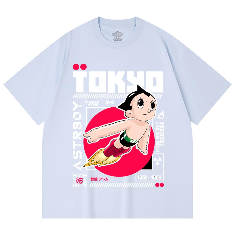 230 Gsm 100% Cotton Astro Boy V2 Print Unisex Heavy Cotton T Shirt