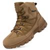 Men's Desert Boots Classic Outdoor Boots Training Waterproof Lace-up Platform High-top Boot for Men Non-slip Hiking Boots