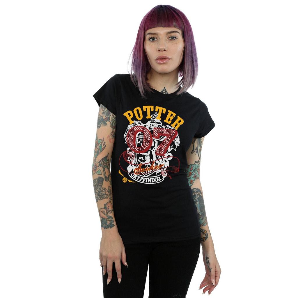 Harry Potter Womens/Ladies Gryffindor Seeker Cotton T-Shirt