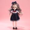 30CM Mini Movable 15Jointed Doll Girls Toy 3D Big Eyes BJD Princess Full Outfits Dresses Collection Childrens Doll Gift