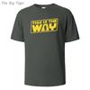 This Is The Way Printing Premium Cotton Mens Tee Comfortable Fit Crew Neck Breathable Fabric Casual Mens Tshirt