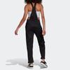 adidas Originals Серия R.Y.V Винтажный Уличный Стиль Свободный Крой Повседневные Комбинезоны Ежедневный Комфорт Комбинезоны Женские Чисто Черные GN4261