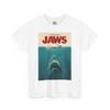 Jaws Unisex Heavy Cotton Tee, Vintage Movie Shirt, Shark Lover Gift