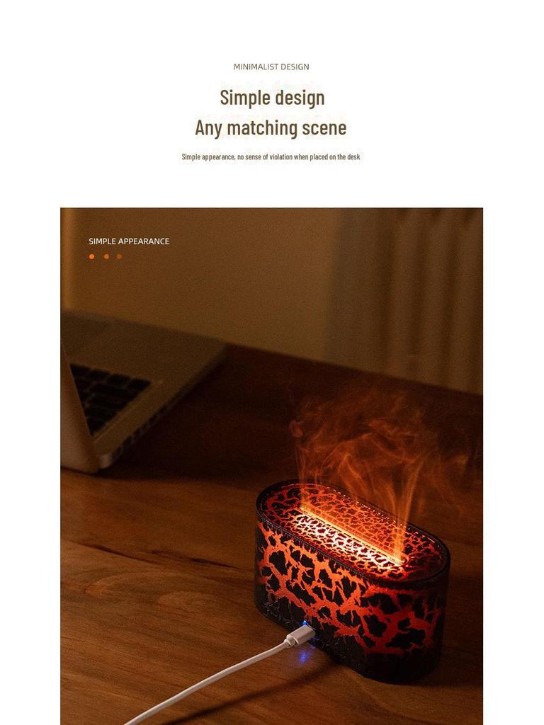 USB Aromatherapy Diffuser: Creative Cross-Border Humidifier with Colorful Light & Essential Oil Compatibility