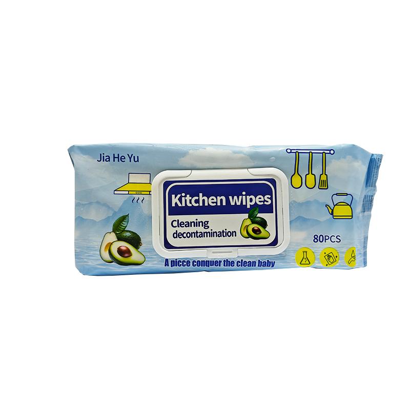 Кухонные салфетки легко протирают, нестираемые салфетки для удаления жирных пятен, влажные салфетки для чистки вытяжки 80 шт.