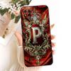 For ITEL A57 W6004 A611W Feather Crown Initial Letter Phone Case For ItelA57 A57 Pro Shockproof Soft Silicone Covers Bumpers