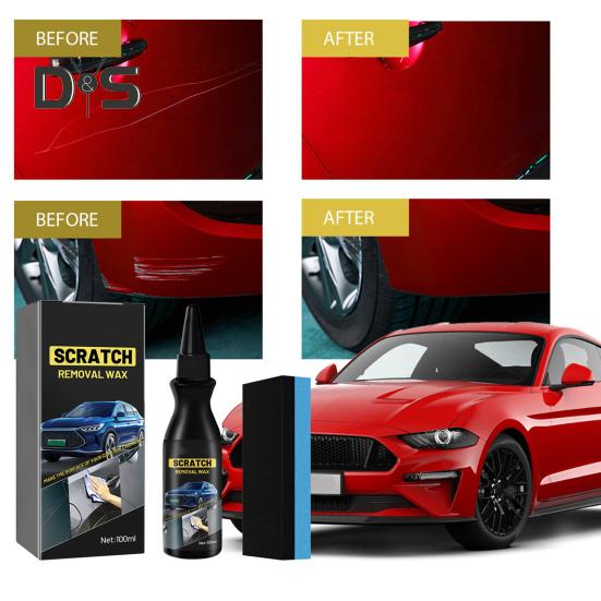 100 мл крем для ремонта царапин на автомобиле с губкой средство для удаления глубоких царапин автомобильная краска паста для ремонта царапин полировальный воск средства по уходу за автомобилем