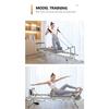 Folding Pilates Reformer with Metal Frame - Sturdy Core Training Machine for Yoga & Pilates, Home-Use Exercise Equipment