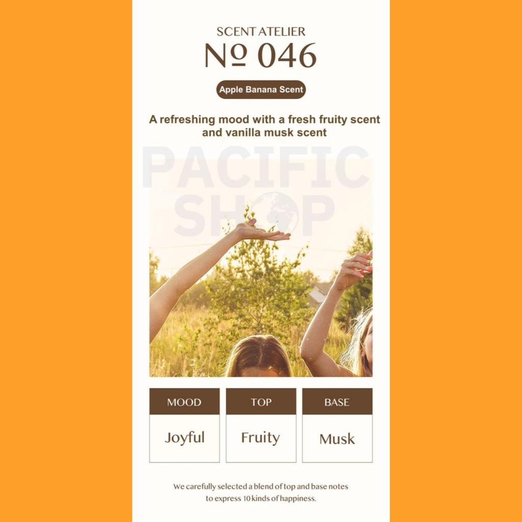 HAPPY BATH Real Gentle , Real Moist Body Wash 900ml(Babypower, Apple & Banana)