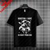 Houston I Have So Unisexy Problems Funny Astronaut Graphic Tshirt 100cotton Short Sleeve Casual Humor Style Tshirt Unisex Clothing