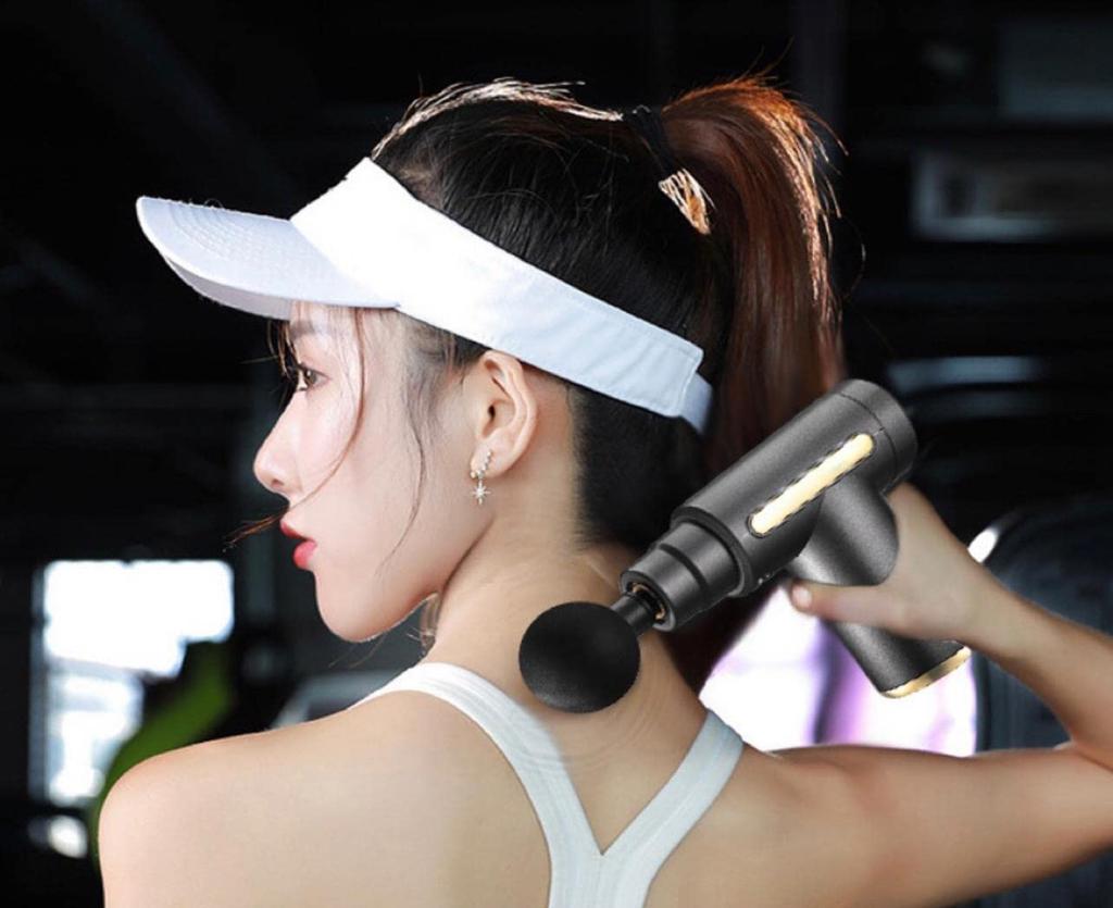 Миофасциальный релиз Мини с 4 типами удобных для тренировки мышц, японская инструкция по эксплуатации, в комплекте головки, легкий, компактный,