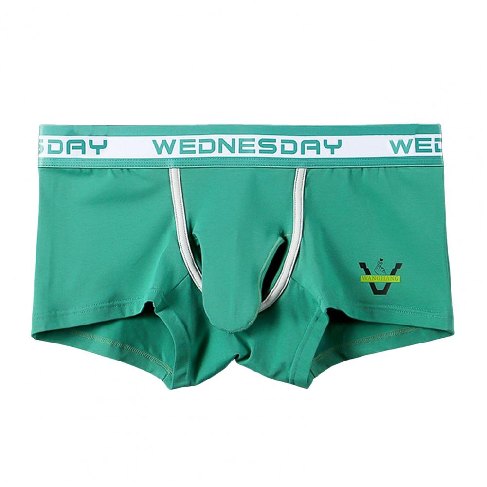 Мужское нижнее белье-боксеры с буквенным принтом, слоновий нос, дизайнерские шорты, трусы со средней посадкой, дышащие дышащие трусы с высокой эластичностью