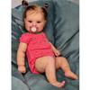 60CM Reborn Toddler Popular Cute Girl Maddie Doll with hand-Root Hair Soft Cuddle Body High Quality Doll