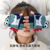 Unisex Autumn and Winter Cartoon Cute Half Finger Flip Knitted Wool Cold and Warm Primary School Children's Gloves