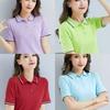 Рубашка поло с короткими рукавами, напечатанные фотографии, повседневная спортивная футболка для женщин, лето
