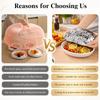 10/20Pcs Reusable Aluminum Foil Covers Thickened Food Storage Covers Food Covers  Kitchen Storage