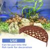 4/2Pcs Shrimp Breeding Protector Plastic Fish Tank Decoration Aquarium Shelter 11.6x5.8x2.5cm Reusable Fish Shrimp Breeding Cave