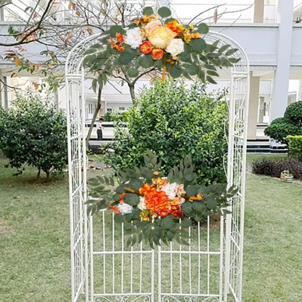 Цветы для свадебной арки (Упаковка из 2 шт.) Искусственные свадебные цветы для свадебных приветственных табличек, украшений и арок с цветами для свадебной церемонии и приема