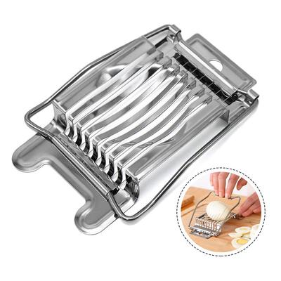 Нож для нарезки яиц 13,5x9x2,5 см, премиум-класса, экономия времени, серебро