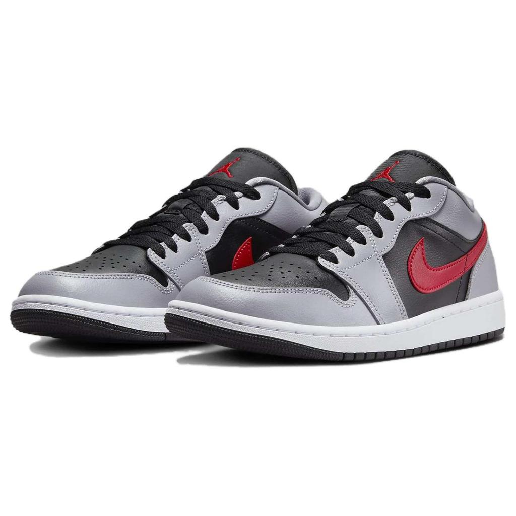 Air Jordan 1 Low Cement Fire Red женские кроссовки Серо-цементно-серый черный FZ4183-002