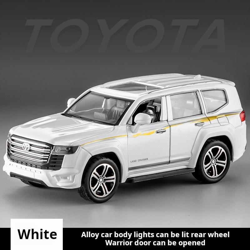 2026 Новый 1/32 Масштаб Симуляция Сплав Land Cruiser LC300 Модель Автомобиля Большой Внедорожник Детская Игрушечная Машинка Коллекционная Декорация Оттяни Назад