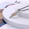 Hip Hop Lightning Pendant Necklace - Iced Out Fashion Chain for Men's Street Dance Jewelry
