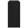 Umbrella Stand Black Oak Look 65 x 24 x 50 cm