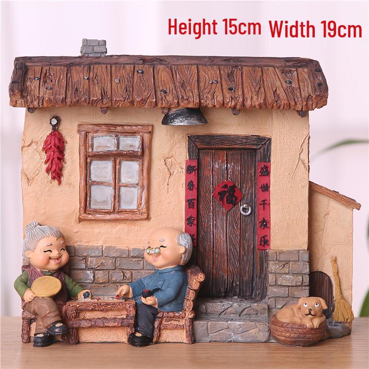 Фигурка пожилой пары, держащейся за руки: Романтический декор для дома, подарок на свадьбу или ко Дню святого Валентина