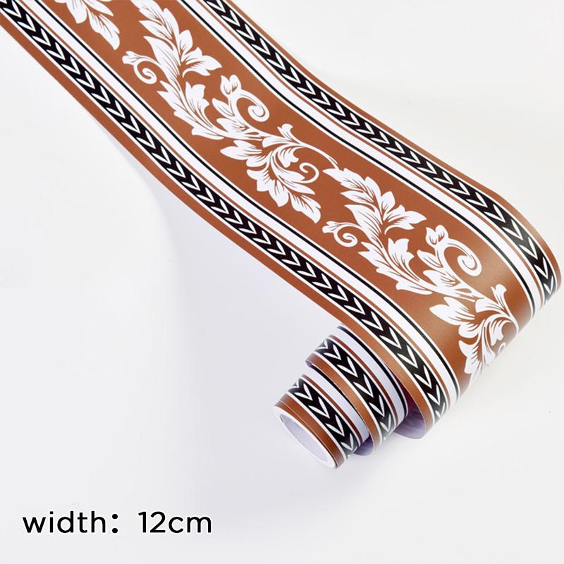 10M ПВХ водонепроницаемый пояс самоклеящийся плинтус поясной линии обои декор гостиной виниловые настенные наклейки на стену