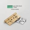 Haoti 4-Inch Stainless Steel Mother-and-Child Hinge for Wooden Doors